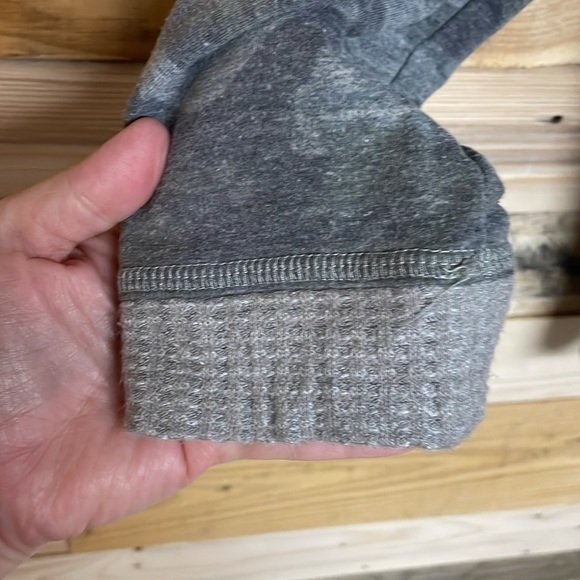 Knox Rose size XL Gray Camouflage Crewneck Terrycloth Oversized Soft Sweatshirt - Picture 4 of 8